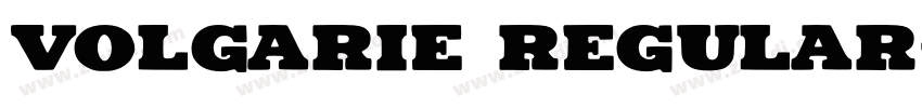 Volgarie Regular字体转换